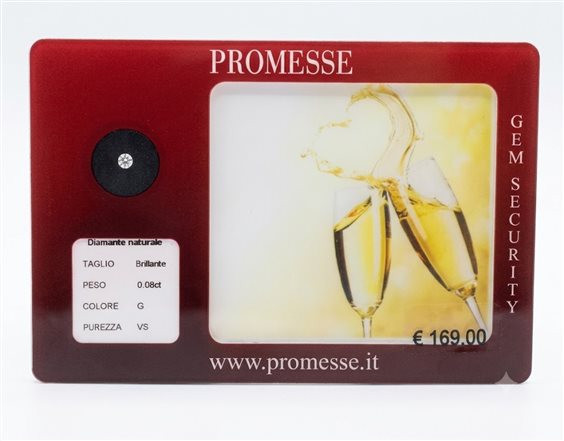  Pierre certifiée Promesse in Diamant Diamante 0.08 Ct DIA008PROMESSE - DIA008PROMESSE
